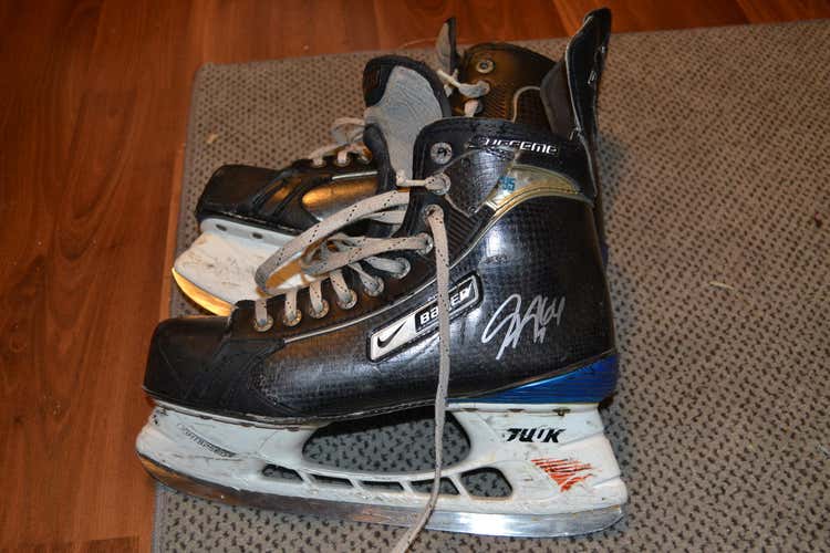 Bauer Skates Senior Size 9DA GREG NEMISZ GAME USED SKATES