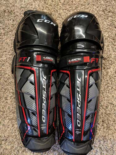 CCM Jetspeed FT1 Shin Guards - NEW