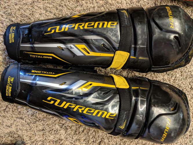 Bauer TotalOne MX3 Shin - Senior 15"
