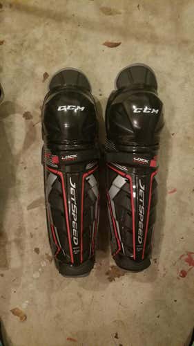 CCM FT 390 shin pads 16 inch