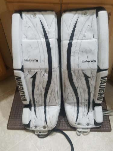 Vaughn Velocity V4 Goalie Leg Pads Senior