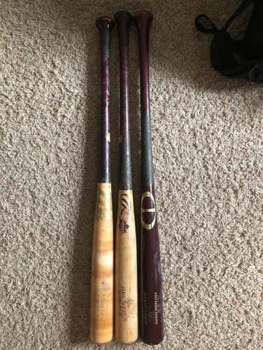 3 High Quality Wood Bats 150 For All 3