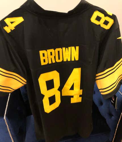 Antonio Brown #84 Pittsburgh Steelers Color Rush Replica Jersey BRAND NEW WITH TAGS