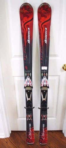 NORDICA OLYMPIA DRIVE SKIS SIZE 154 CM WITH MARKER BINDINGS