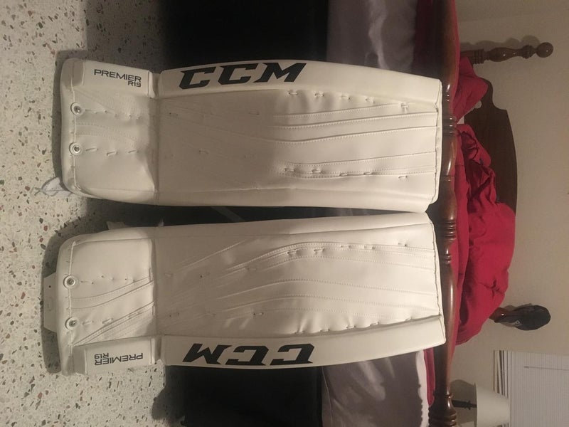 New CCM Premier R1.9 Goalie Leg Pads Intermediate