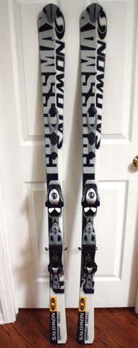 SALOMON CROSSMAX 7 SKIS SIZE 160 CM WITH SALOMON BINDINGS