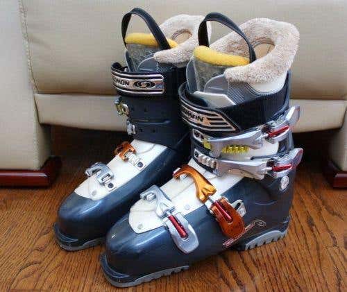 SALOMON IRON CF 7.0 SKI BOOTS SIZE 27 WOMEN SIZE 9.5