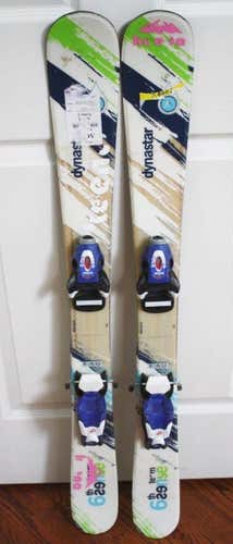 DYNASTAR 6TH SENSE KIDS SKIS SIZE 105 CM WITH LOOK BINDINGS