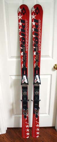 VOLKL SUPERSPORT SERIES SKIS SIZE 161 CM WITH MARKER BINDINGS