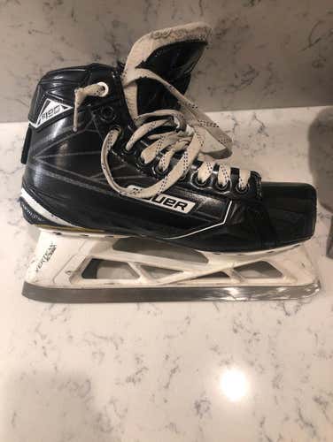 Bauer Supreme S190 Goalie Skate + Two Sets Of Step Steel