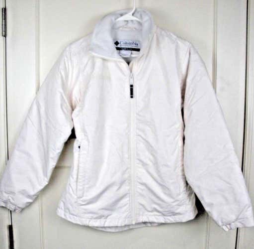 Columbia Ivory White Fleece Lined Winter Jacket Coat Women's Size: XS