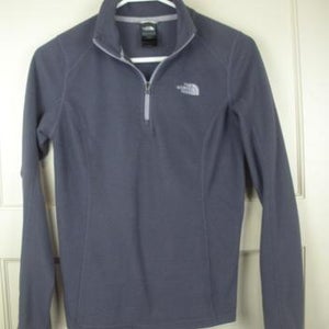 THE NORTH FACE Gray 1/4 Zip Fleece Pullover Jacket Women's Size: XS