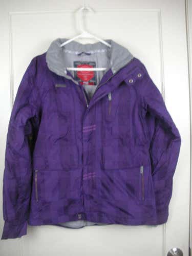 SIMS Snowboard Purple Check Jacket Women's Size: M