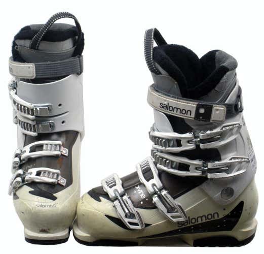 Salomon Divine 770 Womens Ski Boots Mondo 24 Women's 7 White/Clear - USED