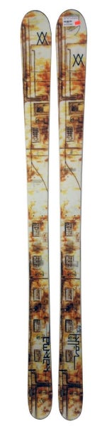 Volkl Karma Womens Skis 169 cm -BLANKS/FLATS- White/Orange/Brown - USED STANDARD