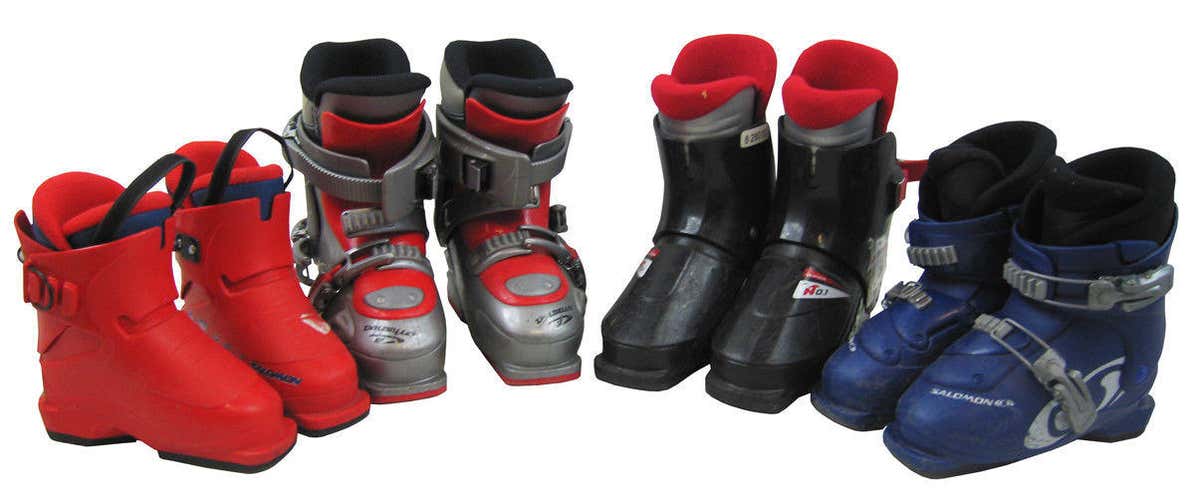 Youth Ski Boots - One Pair - Mondo 20.5 Youth 1 - USED