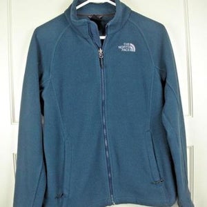 The North Face Blue Full Zip Fleece Jacket Coat Women's Size: M