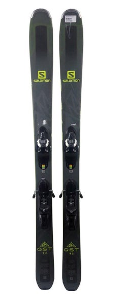 2016-17 Salomon QST 92 Skis 153cm with Z10 Bindings - Gray/Green - USED - VALUE