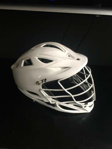All White Cascade R Helmet