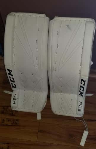 New CCM Premier P2.5 Goalie Leg Pads Junior