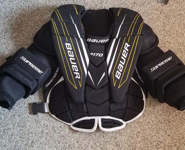 Bauer Supreme S170 Goalie Chest and Arm Protector Goalie Chest Protector Junior