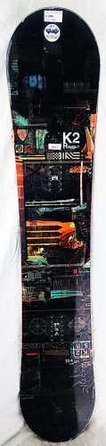 K2 Raygun All Mountain Wide Snowboard 164cm - Black/Orange/Multi Abstract - USED
