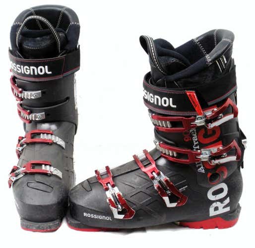 Rossignol All Trak 90 Unisex Ski Boots Mondo 29.5 Mens 11.5 Black/Red- USED