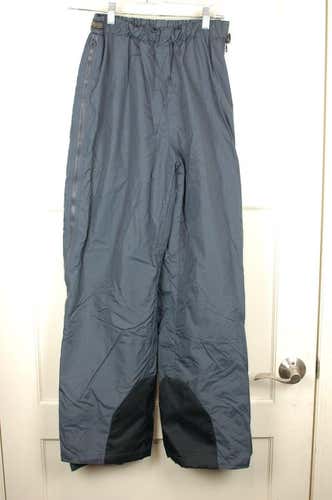 Columbia Gray Full Side Zip Winter Ski Snow Pants Waterproof Men's Size: M