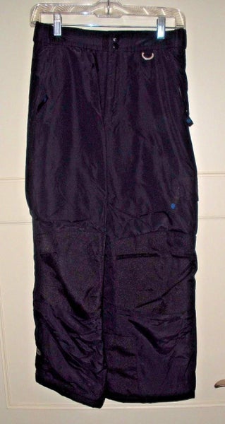Youth Boys Girls SLALOM Black Snow Ski Pants - Size Medium EUC!