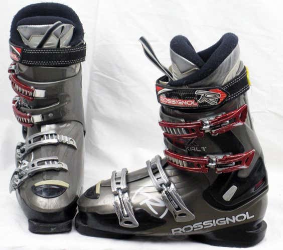 Rossignol Exalt X Ski Boots Mondo 29.5 Mens 11.5 Gray/Black/Red - USED