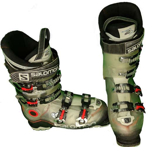 Salomon X-Pro Energyzer R90 Ski Boots - Mondo 30.5 Blk/Gray/Red - USED