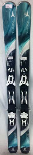 Atomic Affinity Storm W 151 cm Skis with XT10 Ti Bindings - USED - Gold