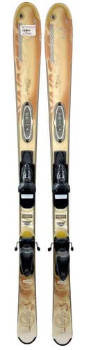 Dynastar Exclusive 10 Womens 142cm Skis with Look Bindings - USED Gold