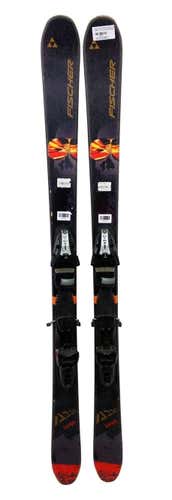 Fischer Addict Team Youth Skis 141 cm with XTR7 Bindings Black/Purple/Red - USED