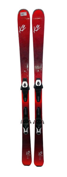 K2 Luv Machine 74 Ti 160 cm Women's Skis w/Lithium 10 Bindings - USED - STANDARD