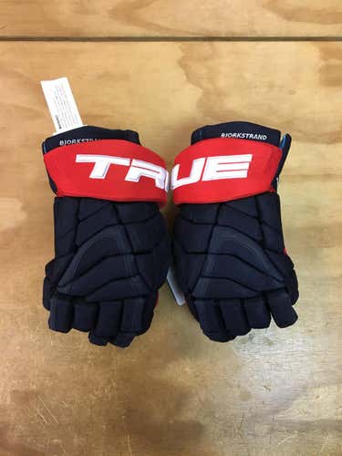 New True XC9 14" Columbus Blue Jackets Pro Stock Gloves