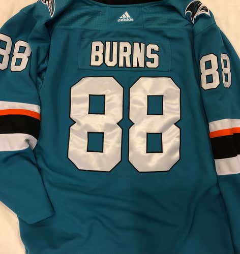 BRENT BURNS #88 San Jose Sharks Replica Game Jersey