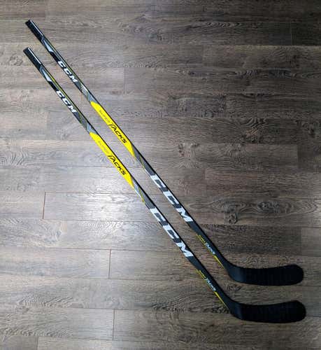 2 PACK New LH PRO STOCK CCM Super Tacks RADULOV 85 Flex Custom Heel