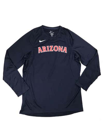 New Nike MENS L Arizona Wildcats Basketball Long Sleeve