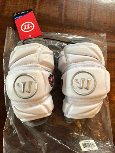 BN - Warrior EVO Pro Elbow Pads - Med- (EPEP19-WH-M)