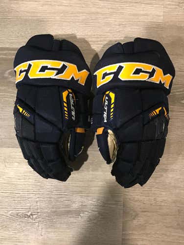 CCM ULTRA Tacks Blue/gold Gloves “14