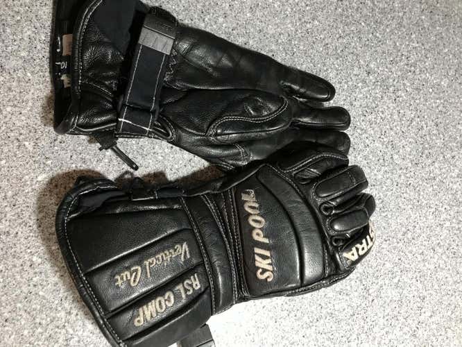 Hestra Jr ski racing black glove