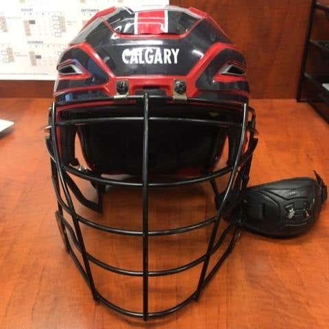 NLL Calgary Roughnecks Helmet Adult Medium
