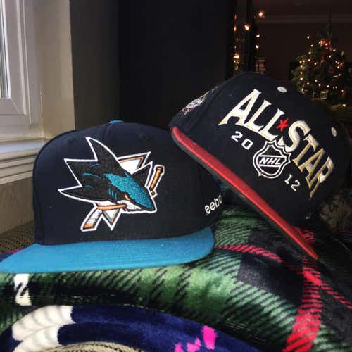 San Jose Sharks & 2012 All Star Game Snapbacks