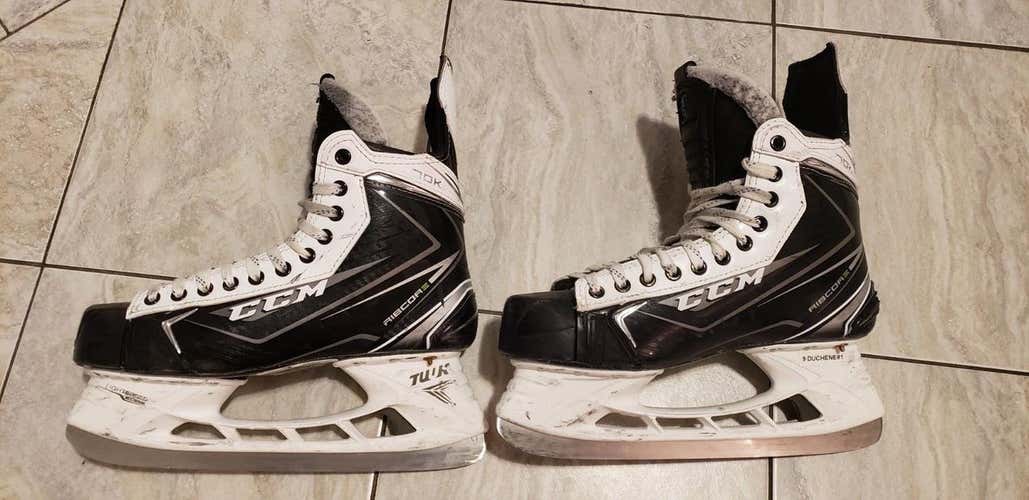 Pro Stock CCM RibCor 70K Skates Senior Size 9 Matt Duchene Colorado Avalanche Ottawa Senators