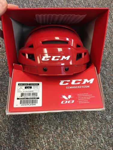 Brand New Prostock CCM V08 Helmet Size Large Color Red 85.00