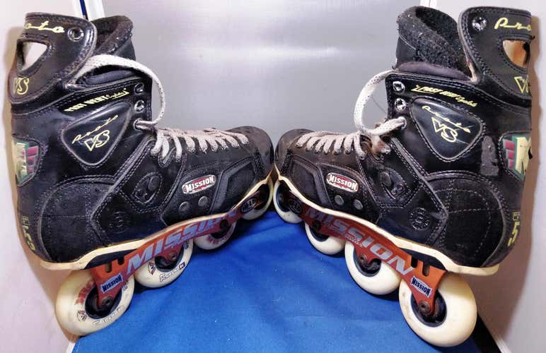 Mission Proto VS Roller/Inline Skates Senior Size 11D (Fit exactly to shoe size)