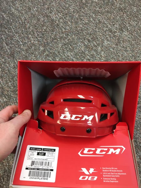 Brand New Prostock CCM V08 Helmet Size Small Color Red 95.00