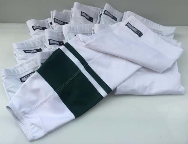 TEAM SET CCM Edge Pro Stock Hockey Socks Minnesota Wild WHITE  9197