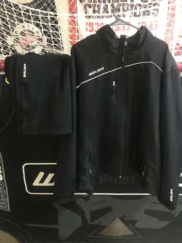Bauer Warmups (Jacket & Pants) Black XL